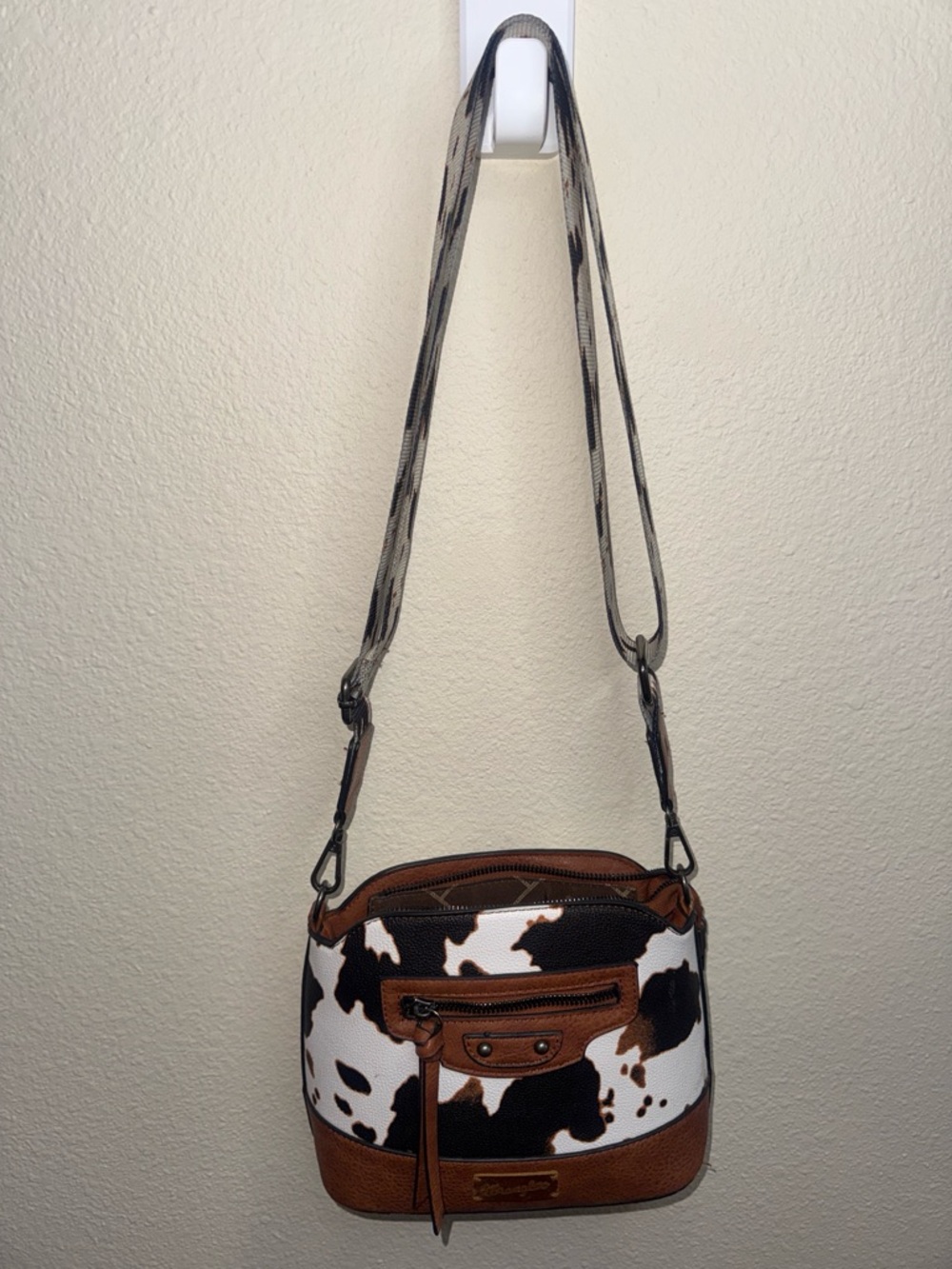 Wrangler cow print Crossbody purse